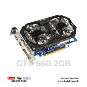 GTX 660 2GB Graphics card from build my pc build sri lanka