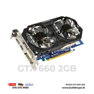 GTX 660 2GB Graphics card from build my pc build sri lanka