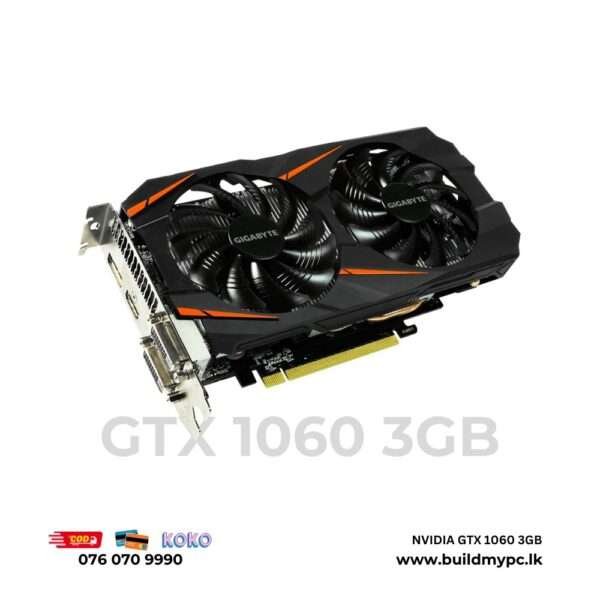 GTX 1060 3GB Graphics card from build my pc build sri lanka