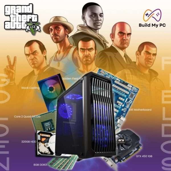 GTA V Gaming PC Standard Edition Golden Field G9 Gaming Casing Build My PC Kadawatha Sri Lanka