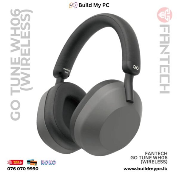 Fantech GO Tune WH06 - Wireless Gaming Headset Build My PC Sri Lanka