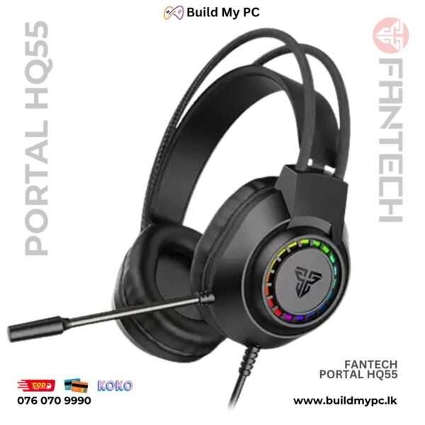 Fantech Portal RGB HQ55 headset Build My PC Sri Lanka