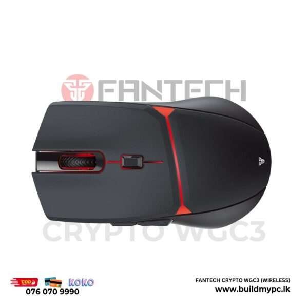 Fantech Crypto WGC3 - Wireless Gaming Mouse Build My PC