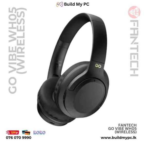 Fantech GO Vibe WH05 - Wireless Gaming Headset Build My PC Sri Lanka